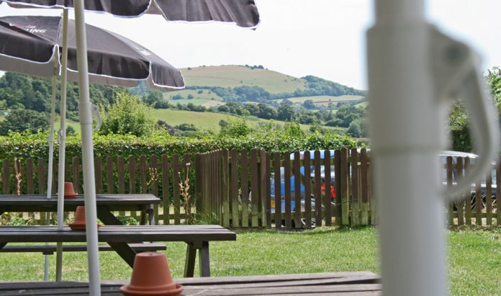 Ye Olde Two Brewers, Shaftesbury beer garden with play area and stunning views ove the Blackmore Vale